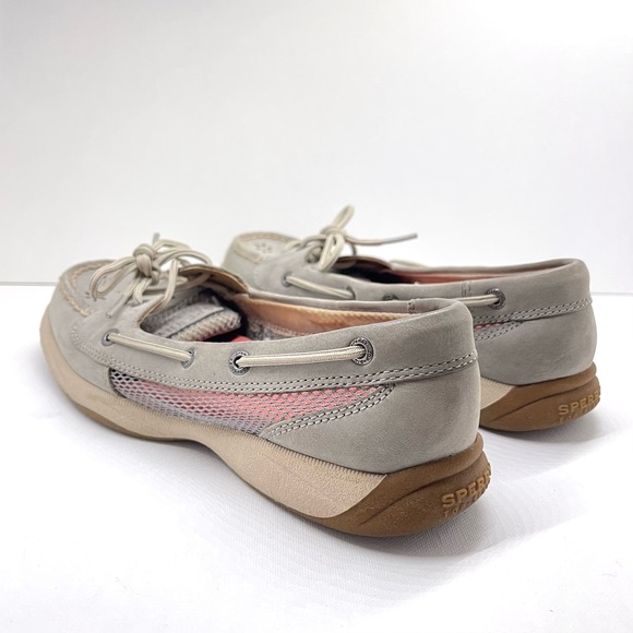 SPERRY TOP-SIDER — WOMENS ROSEFISH BOAT SHOES, MEMORY FOAM, PINK & GREY, US 7.5M - Picture 10 of 16